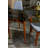 Rectangular Glass Top with Solid Wood Base Dining Table