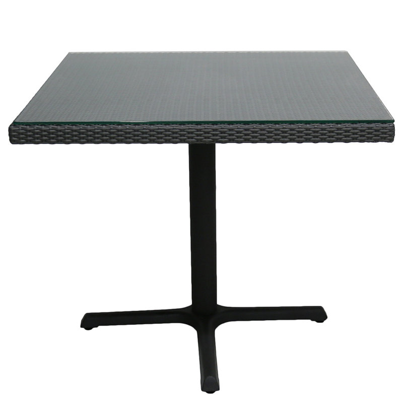 Asbury 31.5" Sq Table, 29.5"H x 35.5"W x 31.5"D, New Gray
