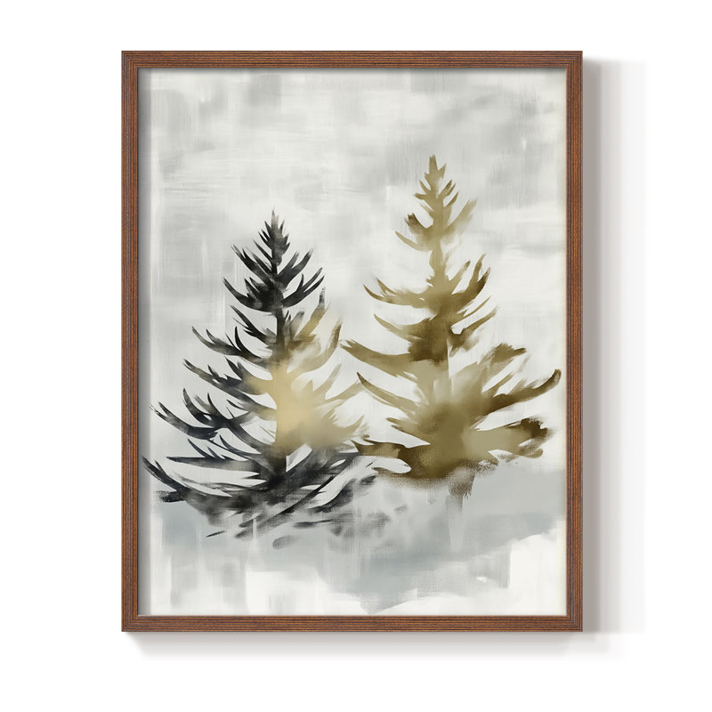 Reproduction encadrée - bois massif, Noyer, H 30 po x l 24 po