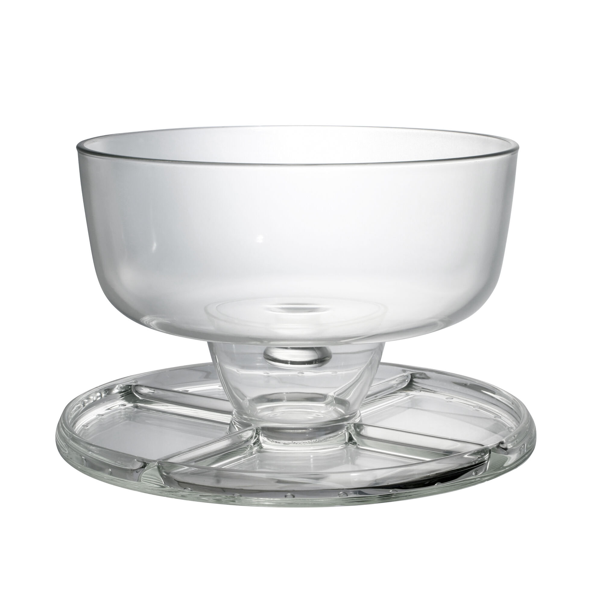 Better Homes & Gardens 12.25 in Round Acrylic Everyday Cake Stand, Clear