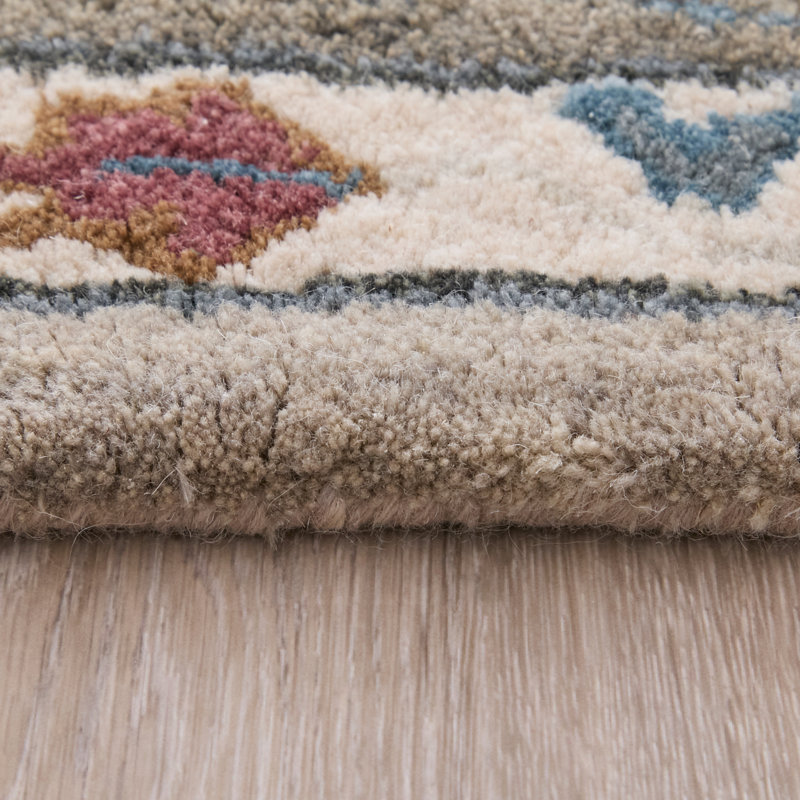 Tapis rectangulaire en laine Overlake, Rectangle de 5 pi x 8 pi