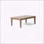 Table basse d'extérieur en bois d'acacia