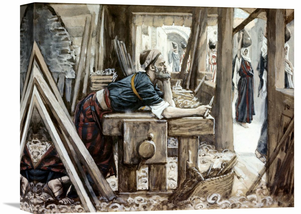 Global Gallery Anxiety Of Joseph On Canvas by James Tissot Print