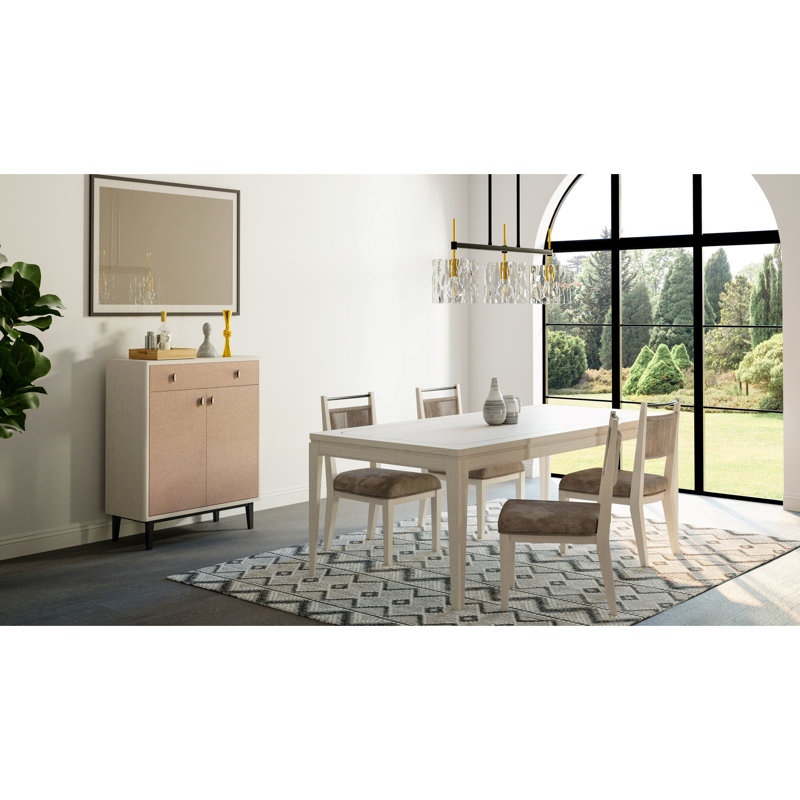 Bois massif + armoire de bar, poids de 149 lb, fabrication 42,25 po Hauteur, armoire attrayante