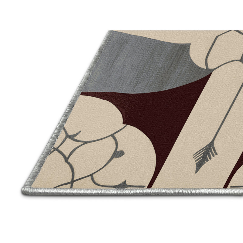 Pattern Reflection Rug, Square 8'