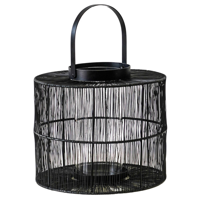 Portofino Wirework Lantern, 2cm H x 25.5cm W x 25.5cm D