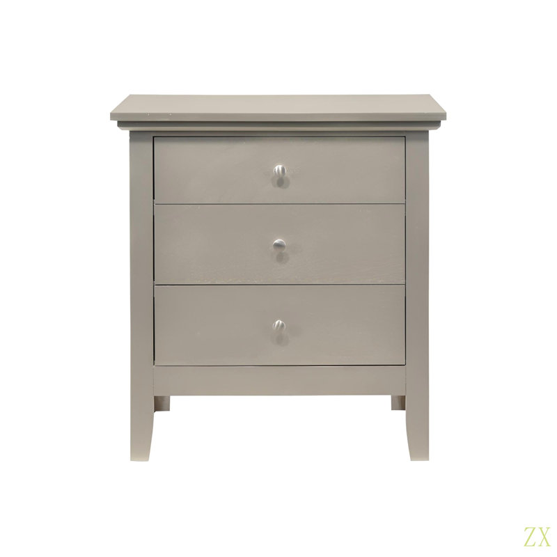 Table de chevet chic, Gris