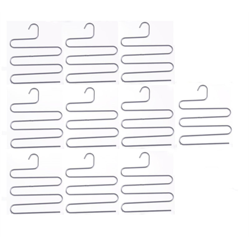 Cintre pour pantalons en alliage d'aluminium, 10