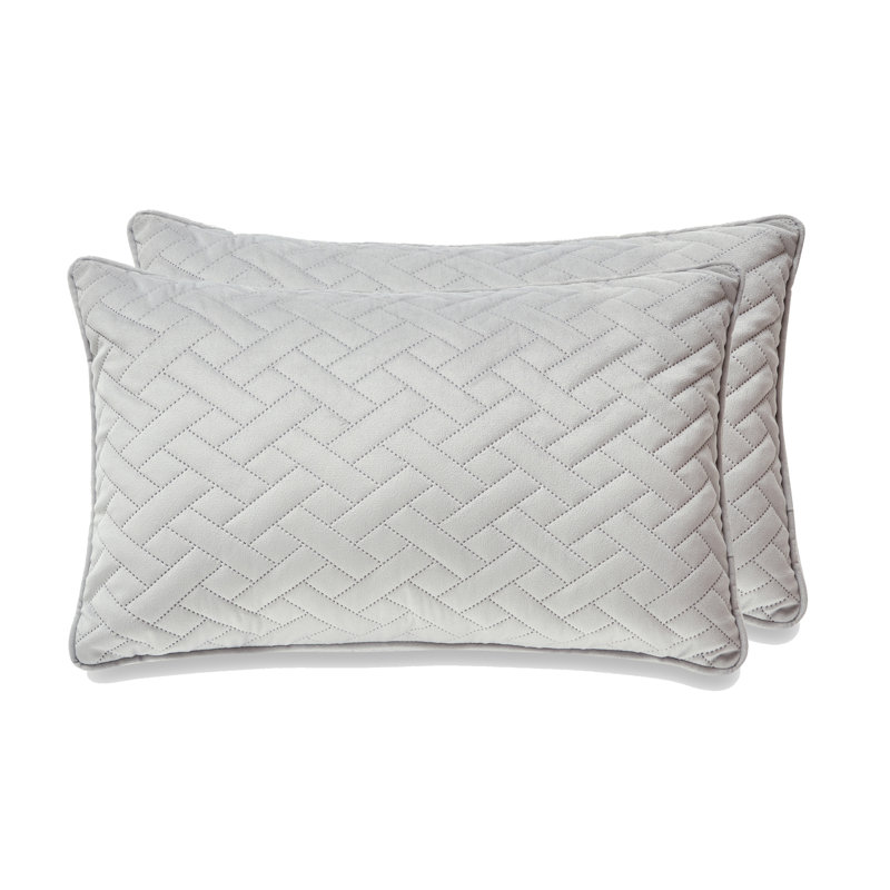 Housse de coussin réversible LOS AGENLES, Gris