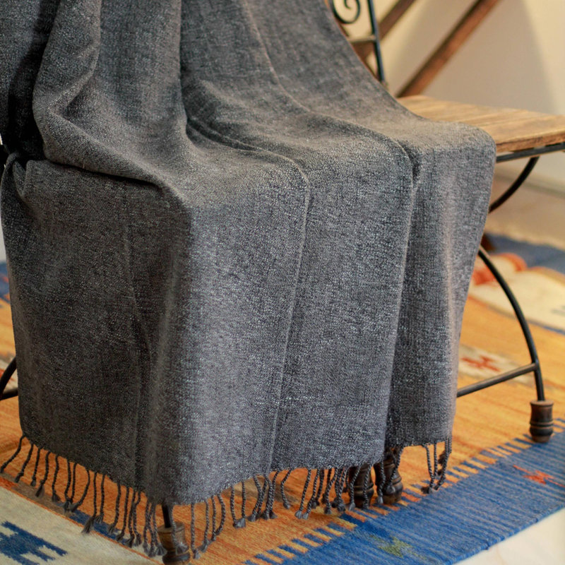 The Seema Hand Woven Throw Blanket
