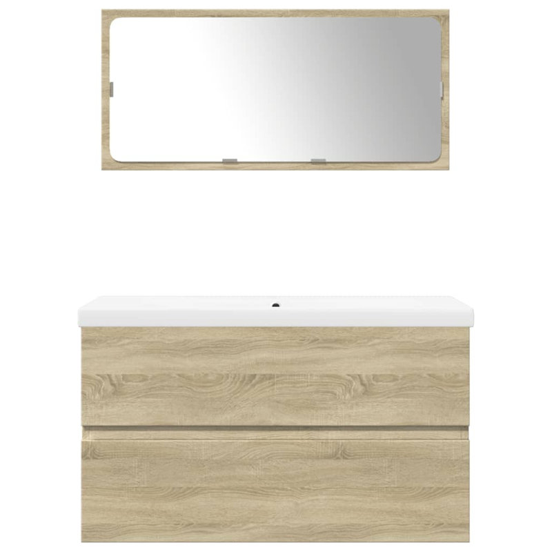 Santro Bathroom Furniture Suite, Sonoma Oak