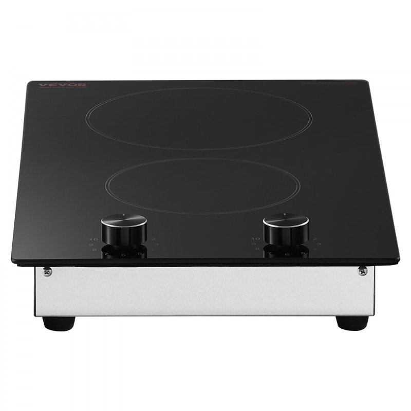 Surface de cuisson électrique intégrée en céramique 2 brûleurs 20,1 x 11,6 po