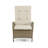 Wicker Outdoor Lounge Chair with Ottoman