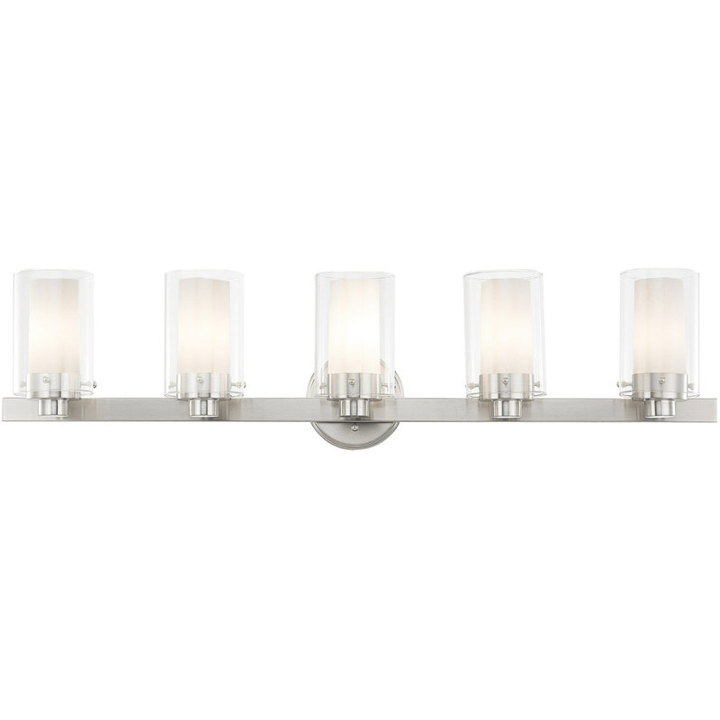 Éclairage pour meuble-lavabo 5 lumières l 35,5 po