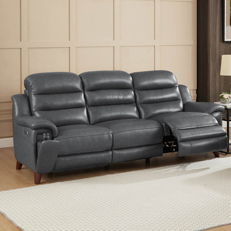 Raghid Upholstered Reclining Sofa, 40.50" H x 93.00" W x 38.50" D, 3