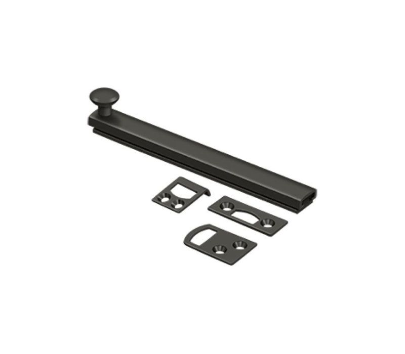Boulon de surface 6 "Deltana 6SBCS10B, vis dissimulée, HD en bronze huilé, Bronze frotté à l'huile