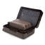 20 po / 24 po / 28 po 3 pièces / ensemble en valise à roulettes ABS, valise de cabine, couleur assortie, serrure à combinaison TSA (brun)