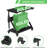 Adjustable Height Computer Tower Cart With Lockable Casters, Mobile PC Stand With Pegboard Storage For Office And Home Use