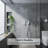 Modern Chrome 10" Square Wall Mounted Rain Shower System With Handheld And Brass Valve-123111671