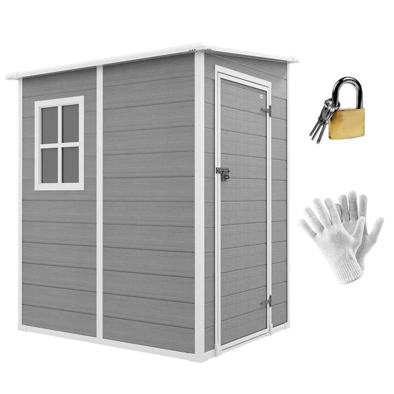 Brazoban Aluminum Flat Storage Shed