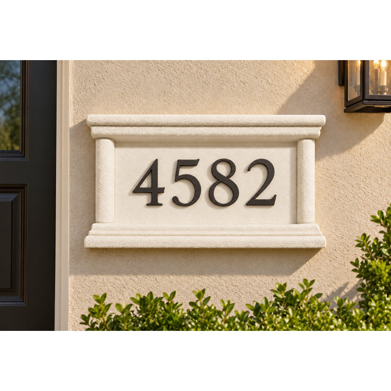 Plaque d'adresse toscane
