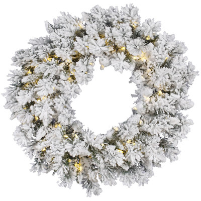 Couronne de neige artificielle