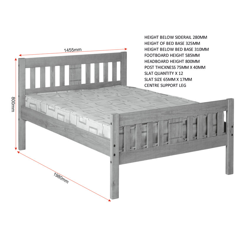 Molt Bed Frame, Double (4'6)