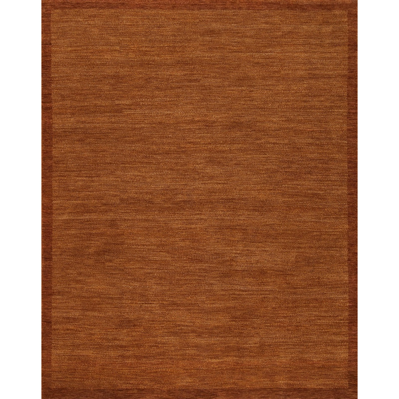 Textures Hand Knotted Wool Area Rug, Rectangle 9' x 12'
