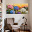 Hydrangea floral, reproduction d'art sur toile tendue sur toile, ensemble de 3 pièces pour salon, chambre à coucher, décoration intérieure-836402604