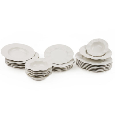 Service de table 24 pièces, service pour 6 Swayzee