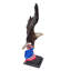 Statue Besi Eagle of America et base en marbre