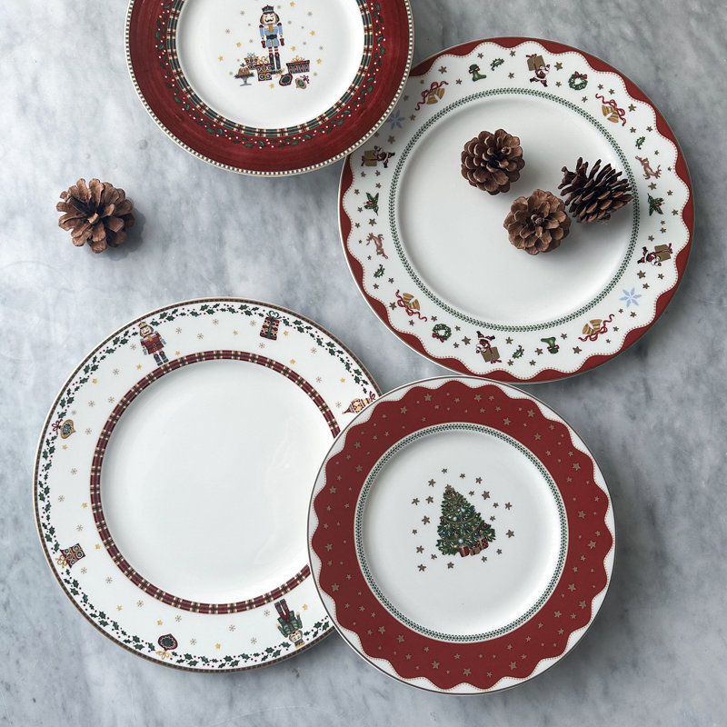 My Noel Bone China Salad/Dessert Plate