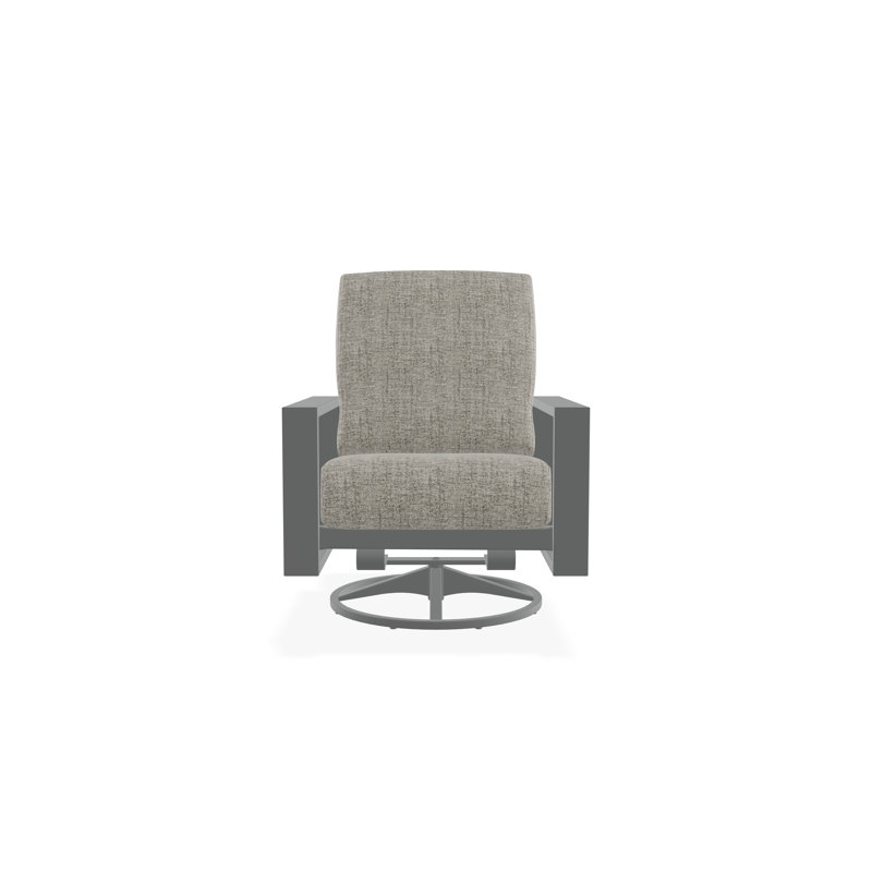 Larssen Deep Seating Cushion Swivel Rocker, Graphite, Fresco Ash