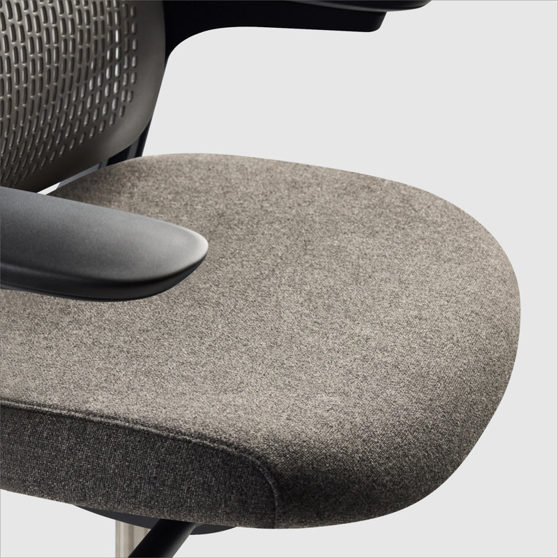 Haworth Breck Office Chair, Black, Stone