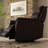 Global Home Swivel Glider Recliner With Manual Footrest-1505624362