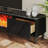 Electronic Fireplace Simulated Flame TV Stand