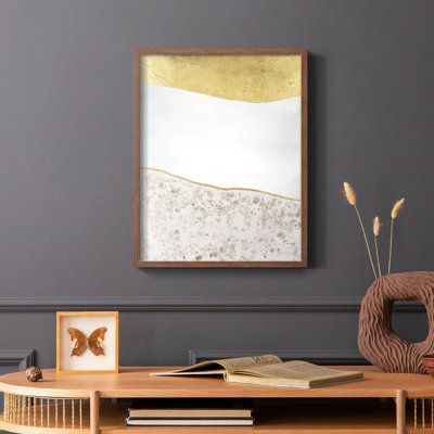 Whitestone I Framed Print - Solid Wood
