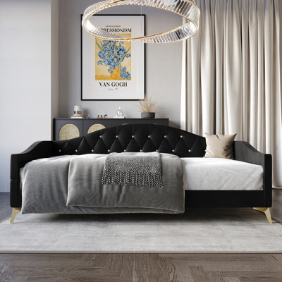 Hurain Upholstered Daybed by Rosdorf Park