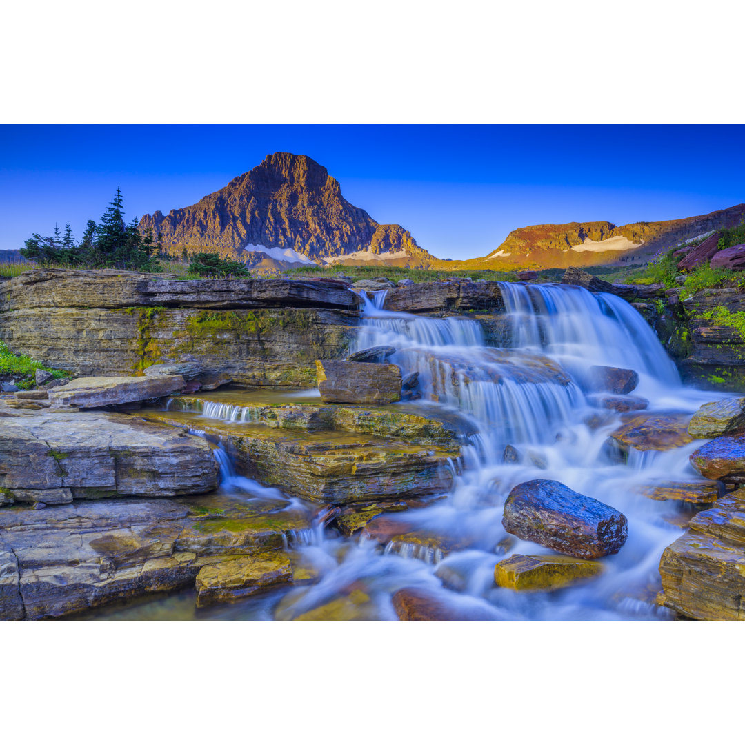 Leinwandbild Glacier National Park von Jazzberry Blue