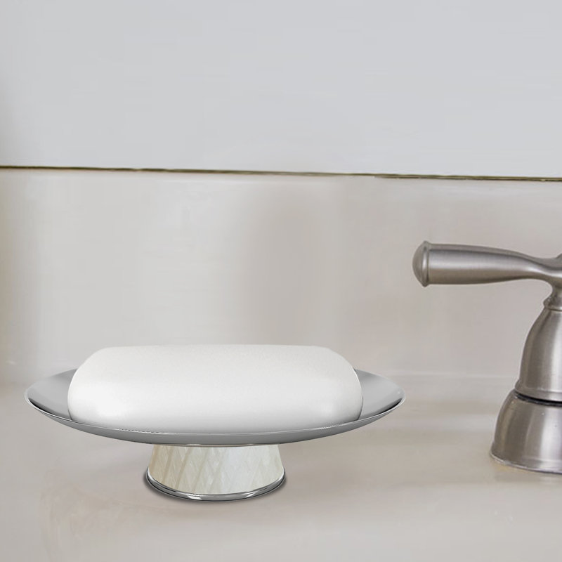 Plat de savon décoratif en acier inoxydable de haute qualité almere