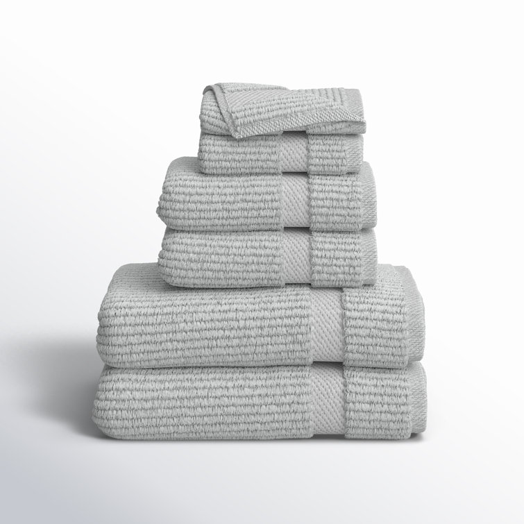 Bear 6 Piece 100% Cotton Towel Set
