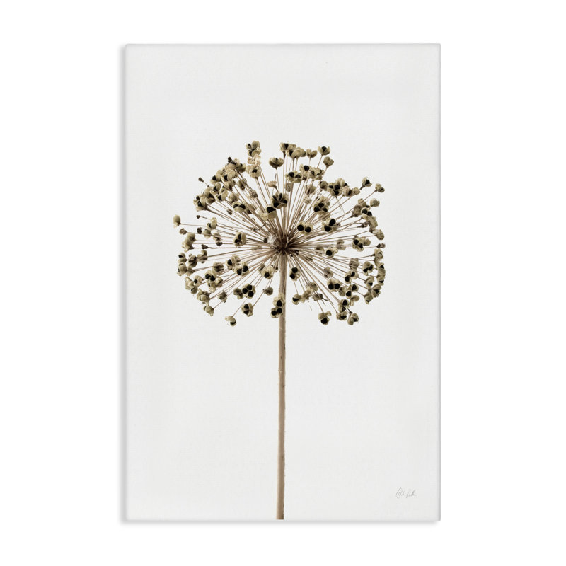  «Minimal Allium Bud», art mural sur toile par Deborah Revell, H 45 po x l 30 po