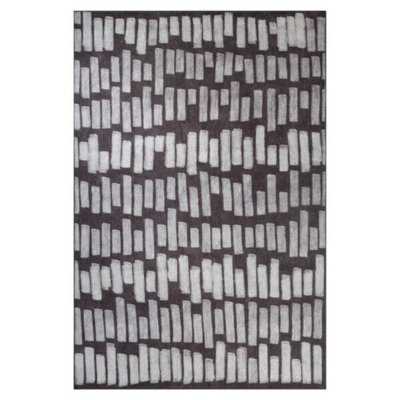 Tapis lavable en machine Premium, 4,6 x 6,2 pieds, 100% polyester, 1850 g / m² | Hauteur des poils: 0,2 po | Poly-coton écologique recyclé | Parfait pour le salon, la chambre à coucher et les endroits très passants