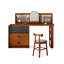 Coiffeuse avec miroir, 3 tiroirs, 1 chaise