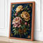 Garden Roses in Gold Botanical - Wrapped Canvas-1265512147-1265512157