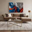 Lyrical Abstraction 58 Brown Canvas Wall Art-670122324