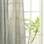 Fabdivine Floral Block Print Curtains 27X102" – Handmade Linen Drapes, Pinch Pleated, Soft Boho Blackout, Elegant Home, Office, Bedroom, Kitchen, Patio & Farmhouse Décor, Haryali, Blue-653947952