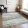 Machine Washable Indoor/Outdoor Chantille ACN1129 Blue Rug