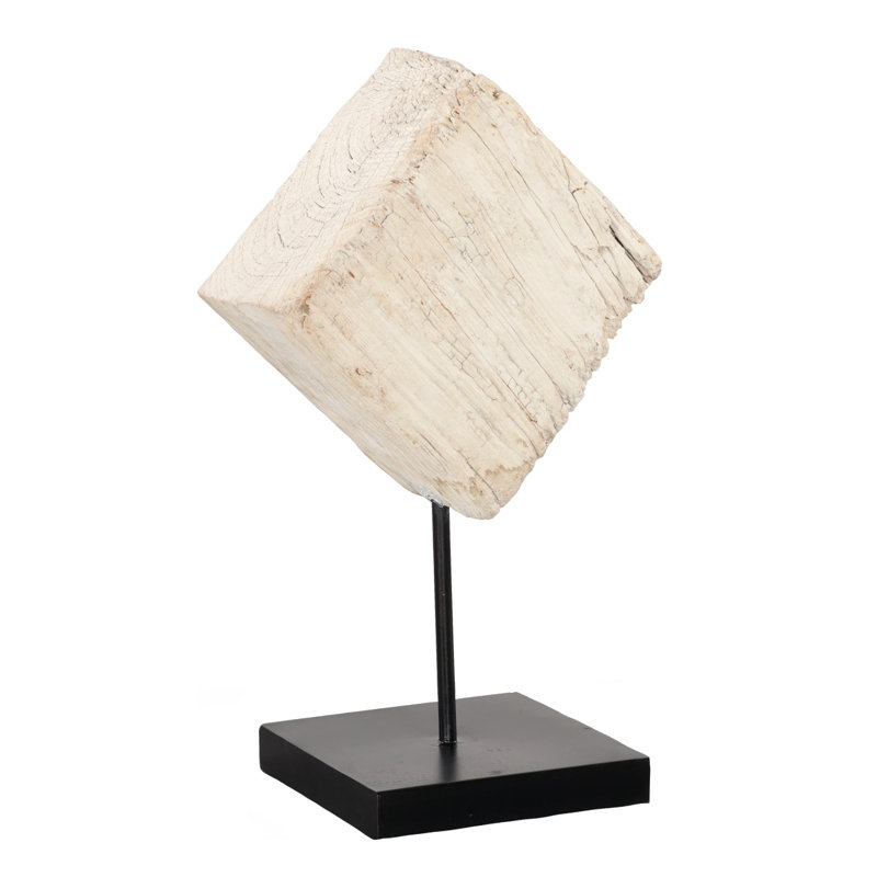 Eroded Wood Block on Stand