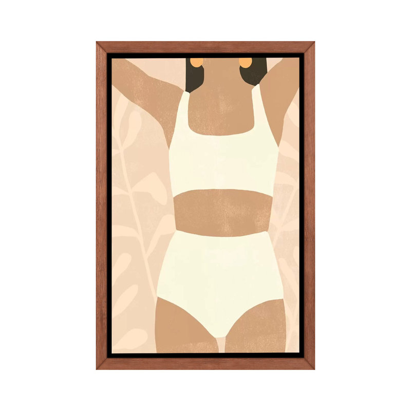 «Sunbather I», reproduction de photo, H 60 po x l 40po x P 1,5 po, Cadre bois classique
